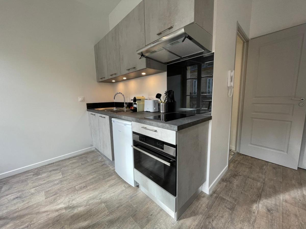 Magnifique Appartement Pour 2 Avec Climatisation Et Belle Pierre Bordelaise Bordéus Exterior foto