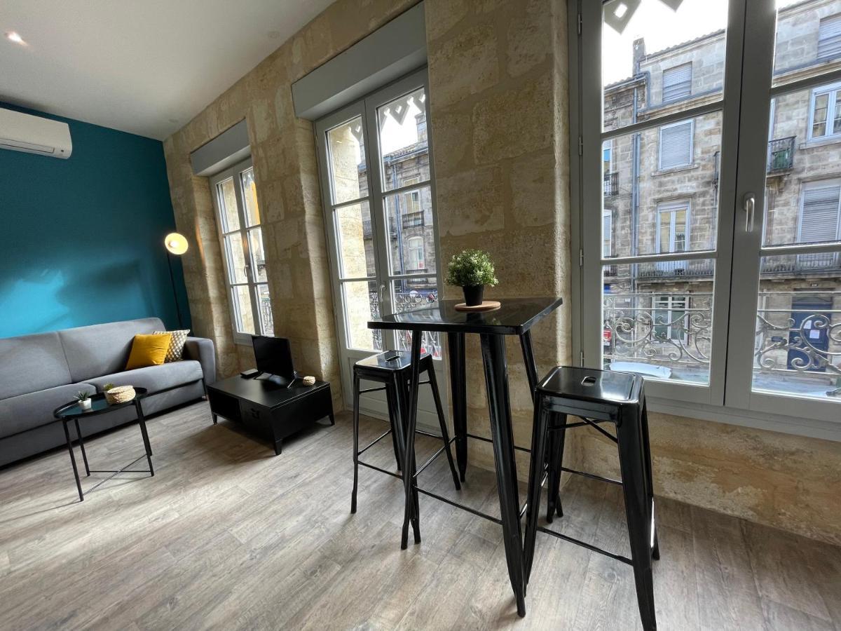 Magnifique Appartement Pour 2 Avec Climatisation Et Belle Pierre Bordelaise Bordéus Exterior foto