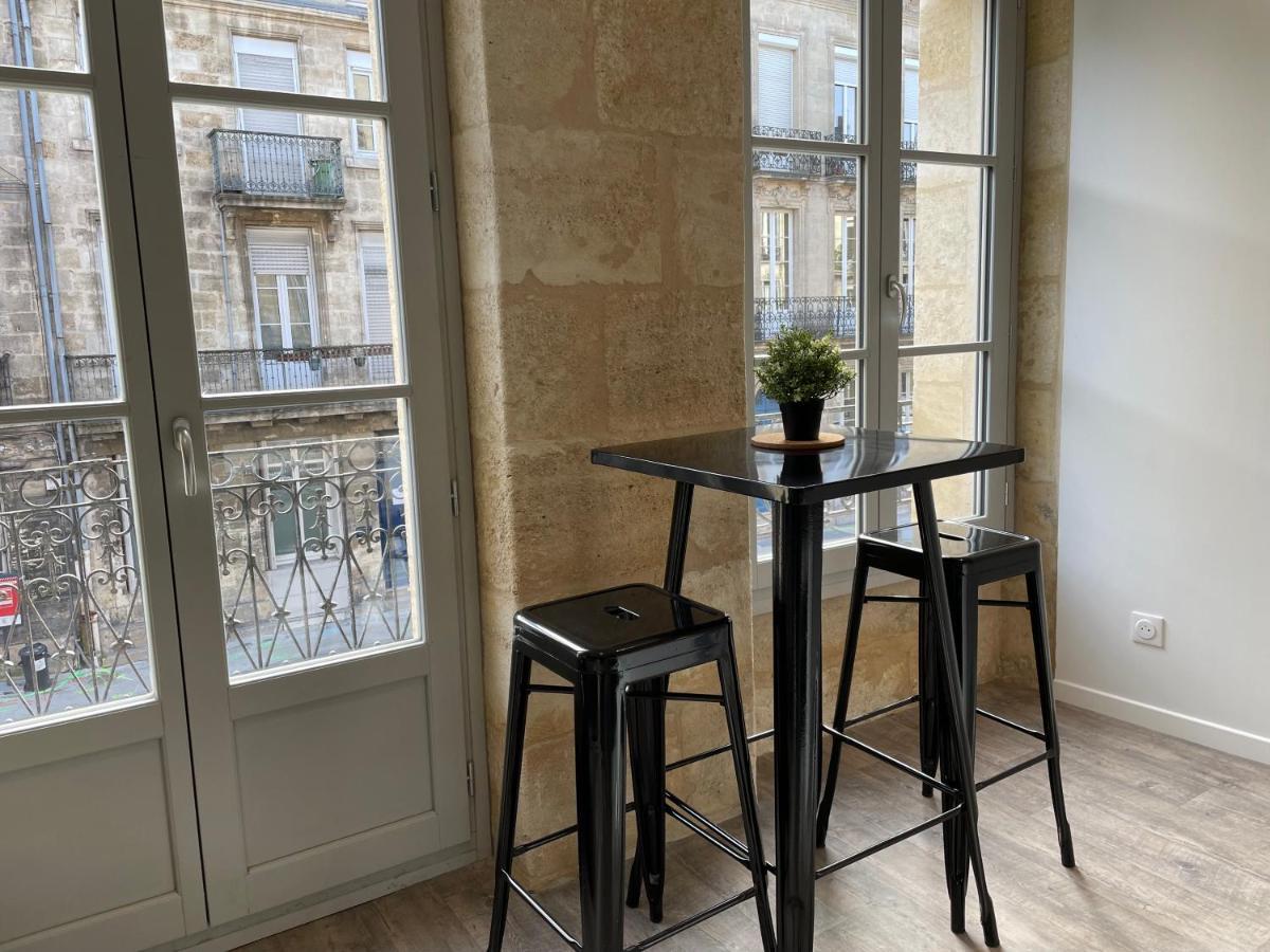 Magnifique Appartement Pour 2 Avec Climatisation Et Belle Pierre Bordelaise Bordéus Exterior foto