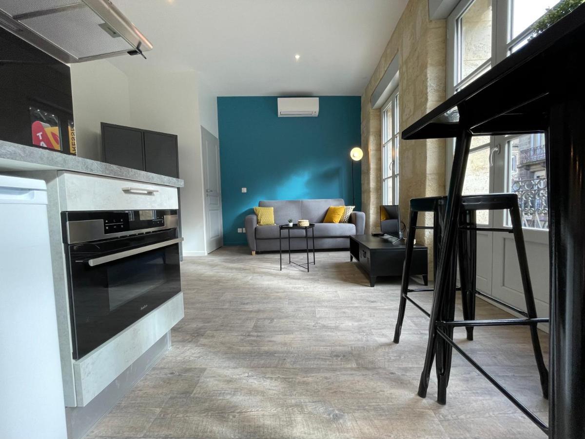 Magnifique Appartement Pour 2 Avec Climatisation Et Belle Pierre Bordelaise Bordéus Exterior foto