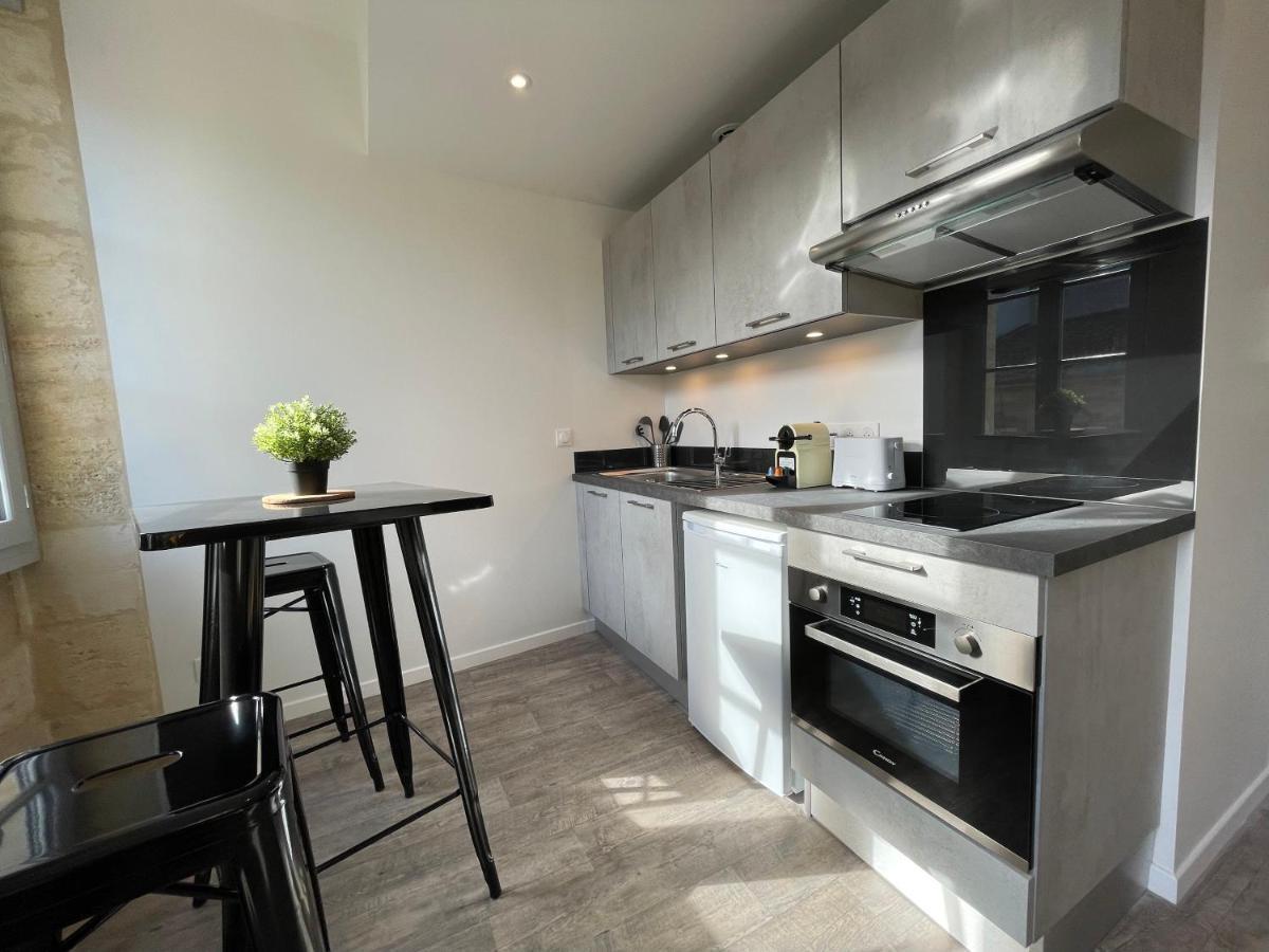 Magnifique Appartement Pour 2 Avec Climatisation Et Belle Pierre Bordelaise Bordéus Exterior foto