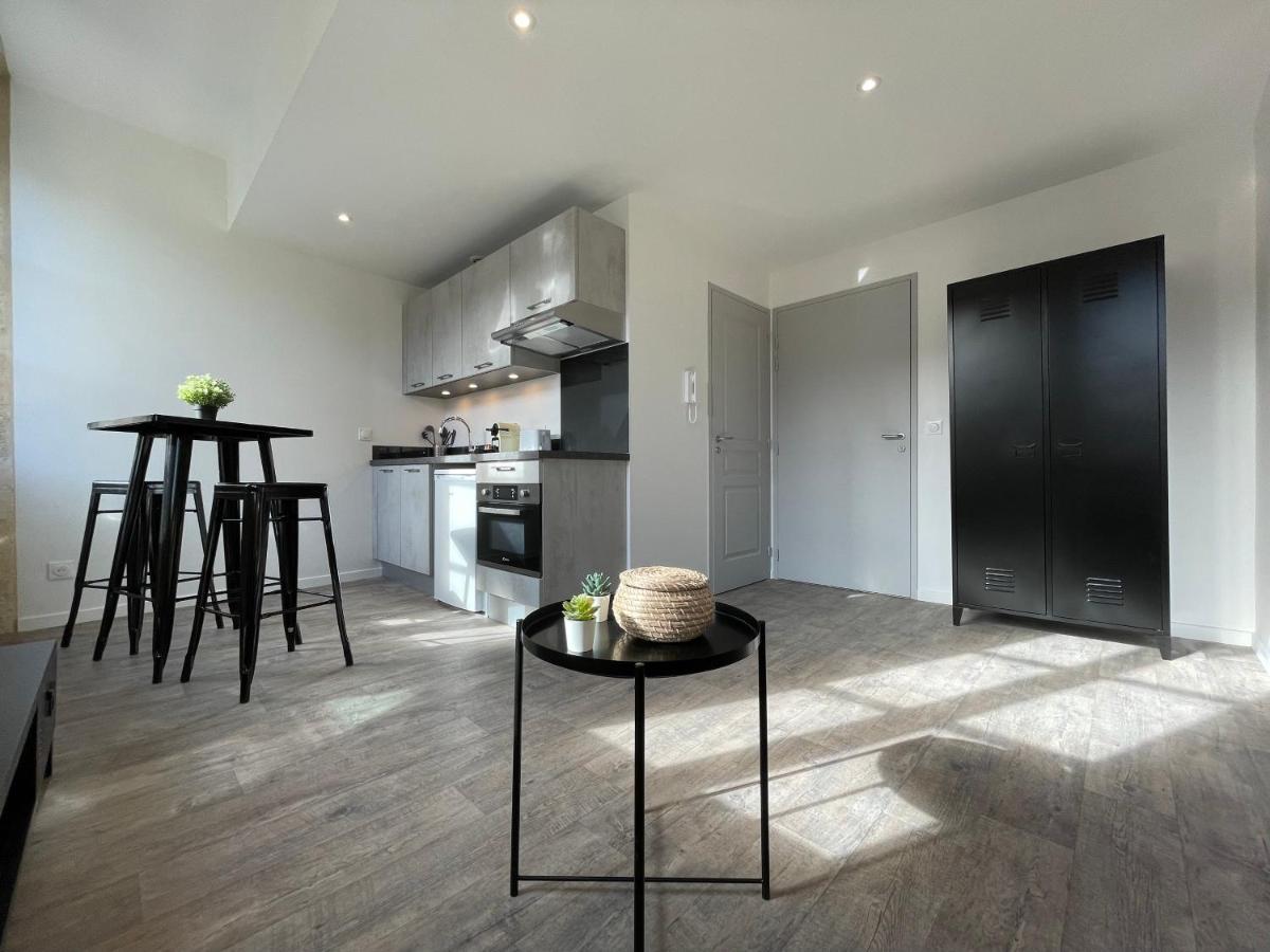 Magnifique Appartement Pour 2 Avec Climatisation Et Belle Pierre Bordelaise Bordéus Exterior foto