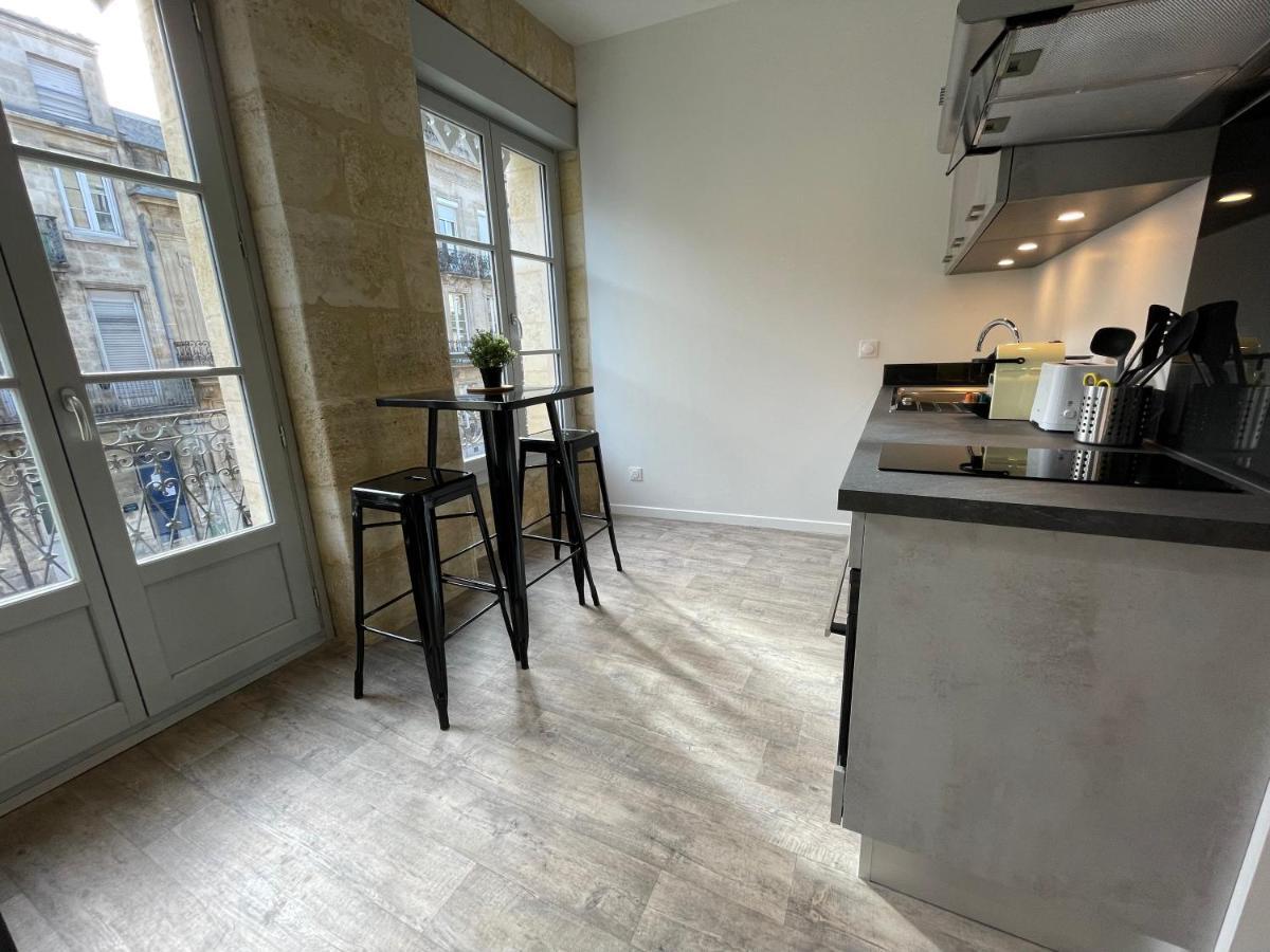 Magnifique Appartement Pour 2 Avec Climatisation Et Belle Pierre Bordelaise Bordéus Exterior foto