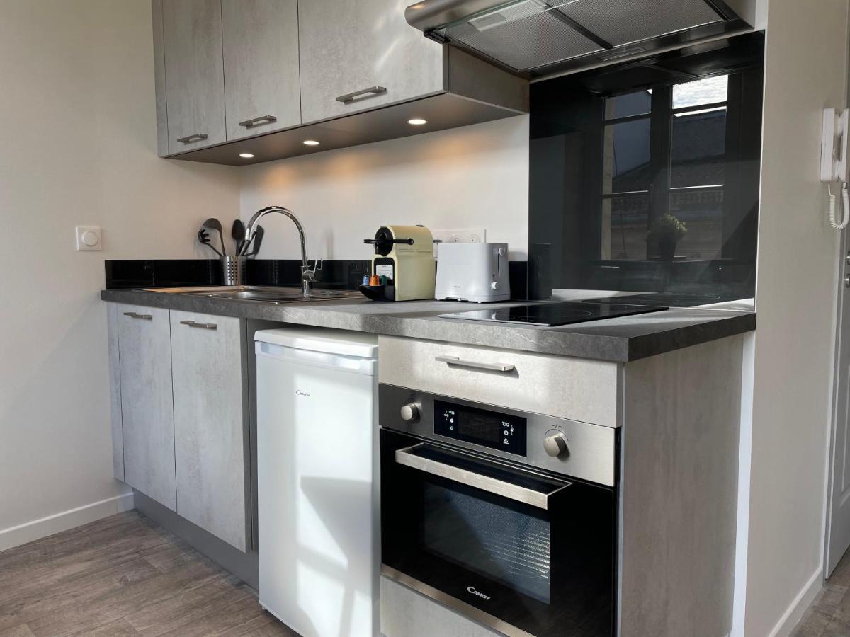 Magnifique Appartement Pour 2 Avec Climatisation Et Belle Pierre Bordelaise Bordéus Exterior foto