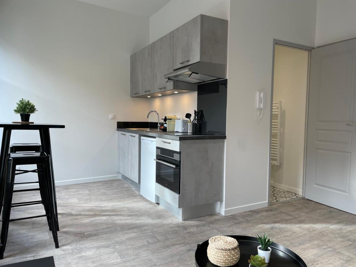 Magnifique Appartement Pour 2 Avec Climatisation Et Belle Pierre Bordelaise Bordéus Exterior foto