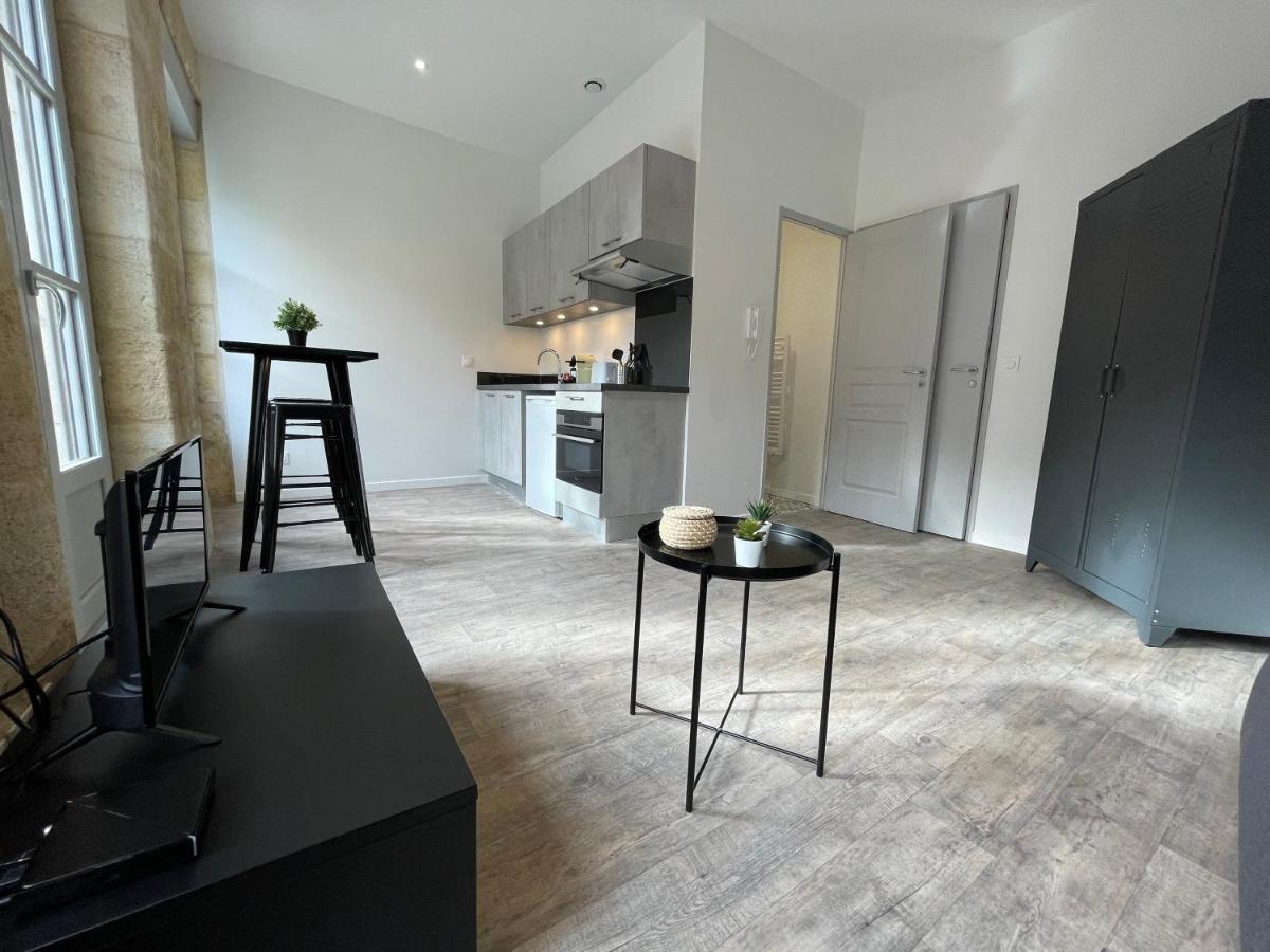 Magnifique Appartement Pour 2 Avec Climatisation Et Belle Pierre Bordelaise Bordéus Exterior foto