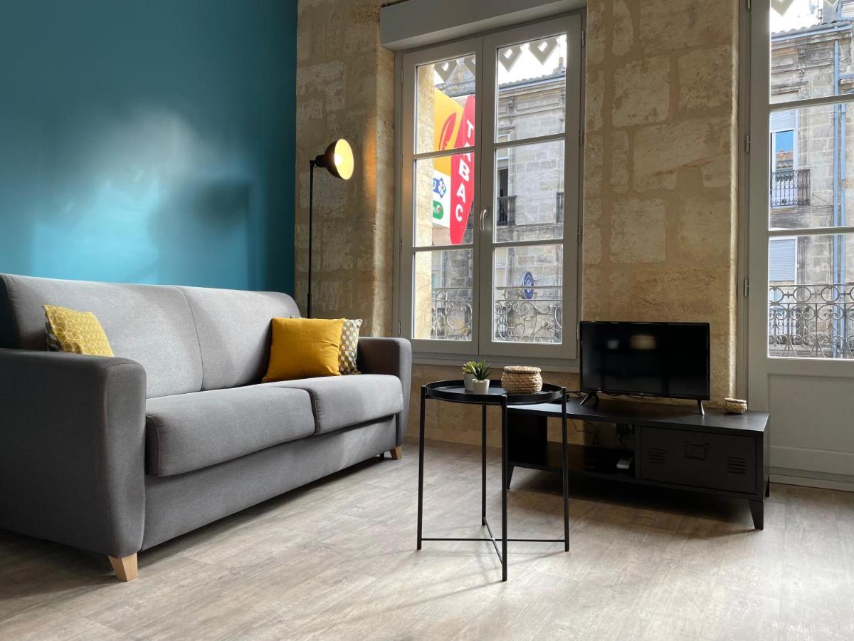 Magnifique Appartement Pour 2 Avec Climatisation Et Belle Pierre Bordelaise Bordéus Exterior foto