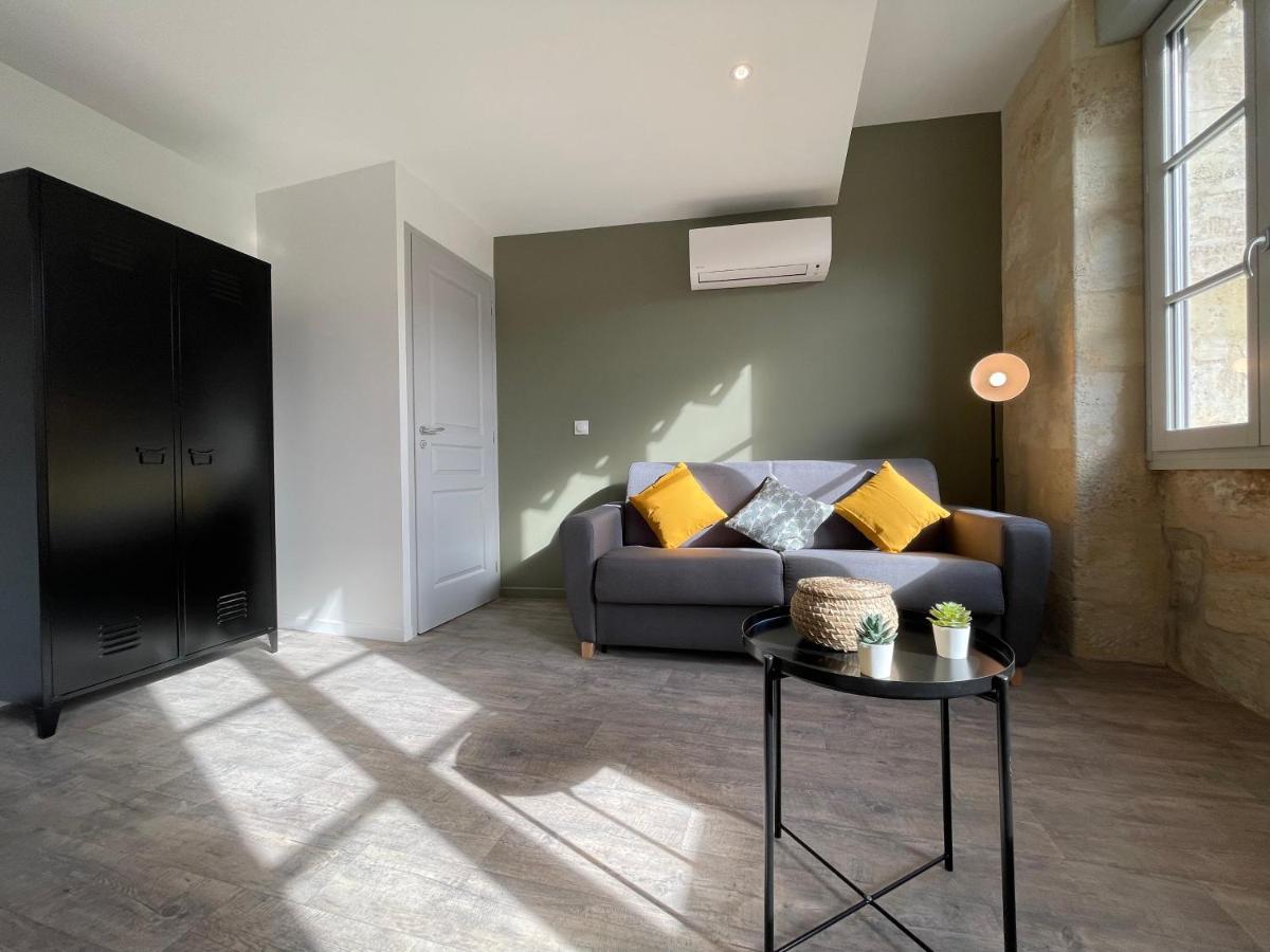 Magnifique Appartement Pour 2 Avec Climatisation Et Belle Pierre Bordelaise Bordéus Exterior foto