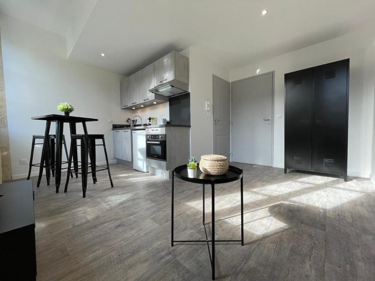 Magnifique Appartement Pour 2 Avec Climatisation Et Belle Pierre Bordelaise Bordéus Exterior foto